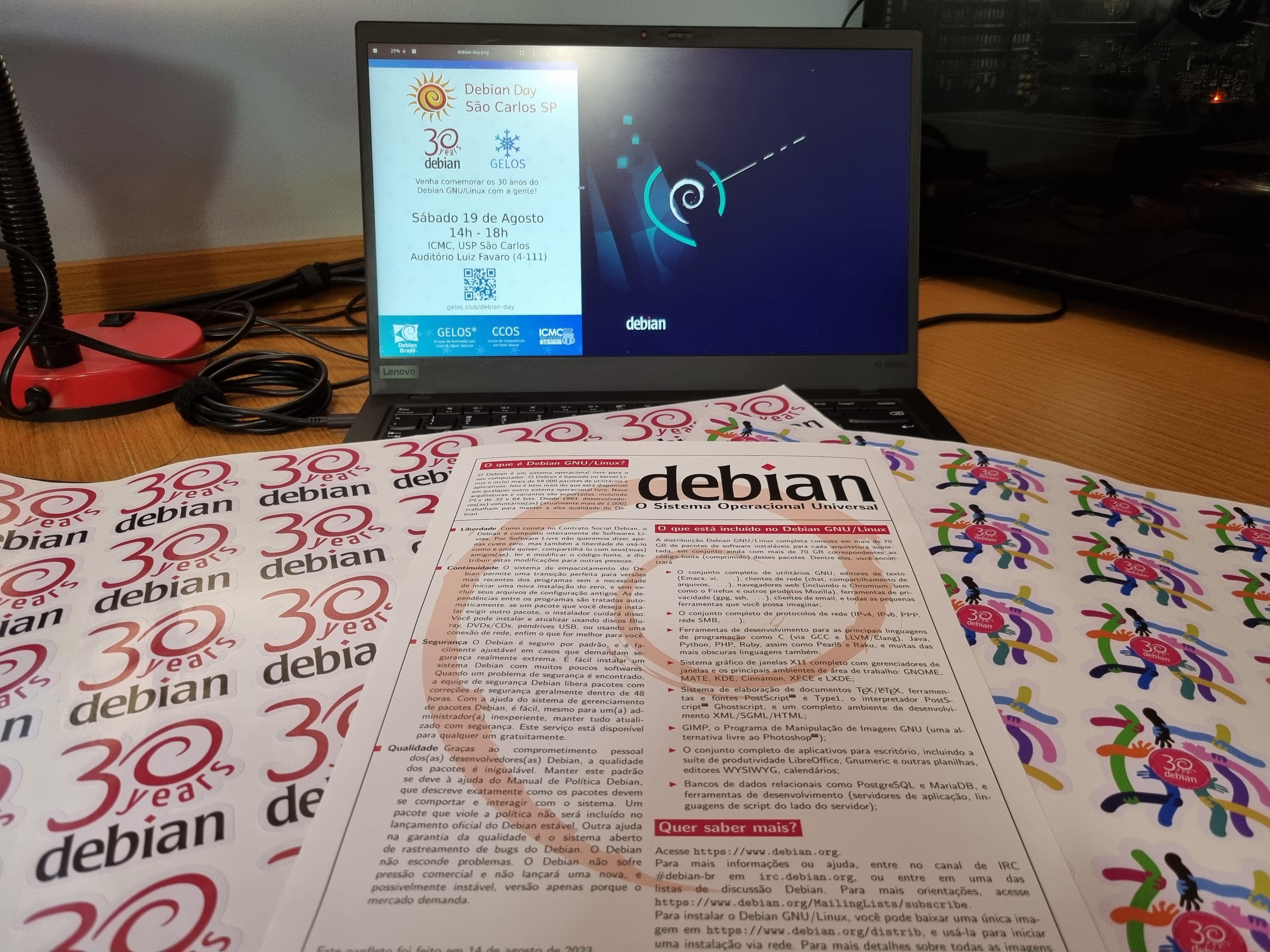 Preparation for Debian Day