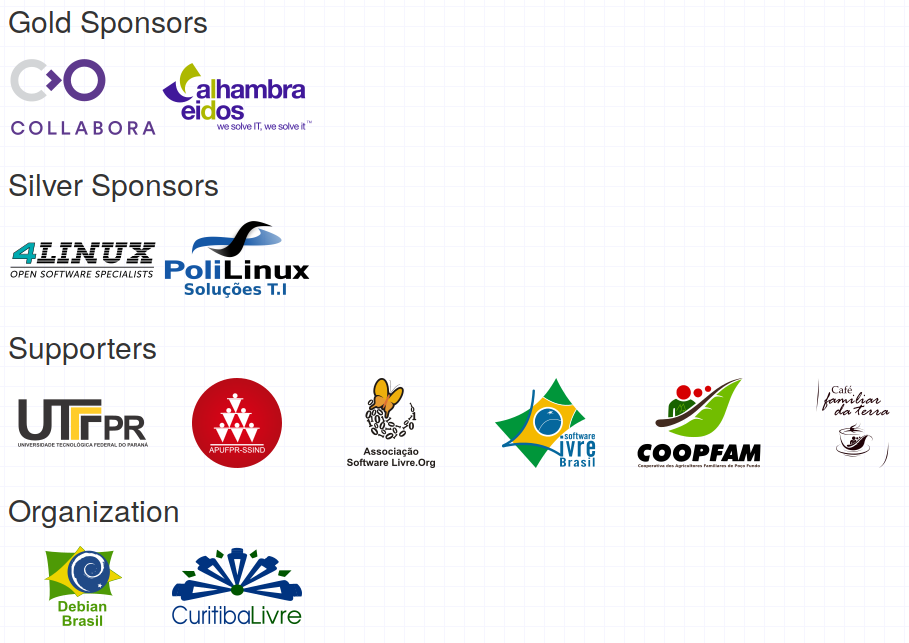 Minidc19 sponsors
