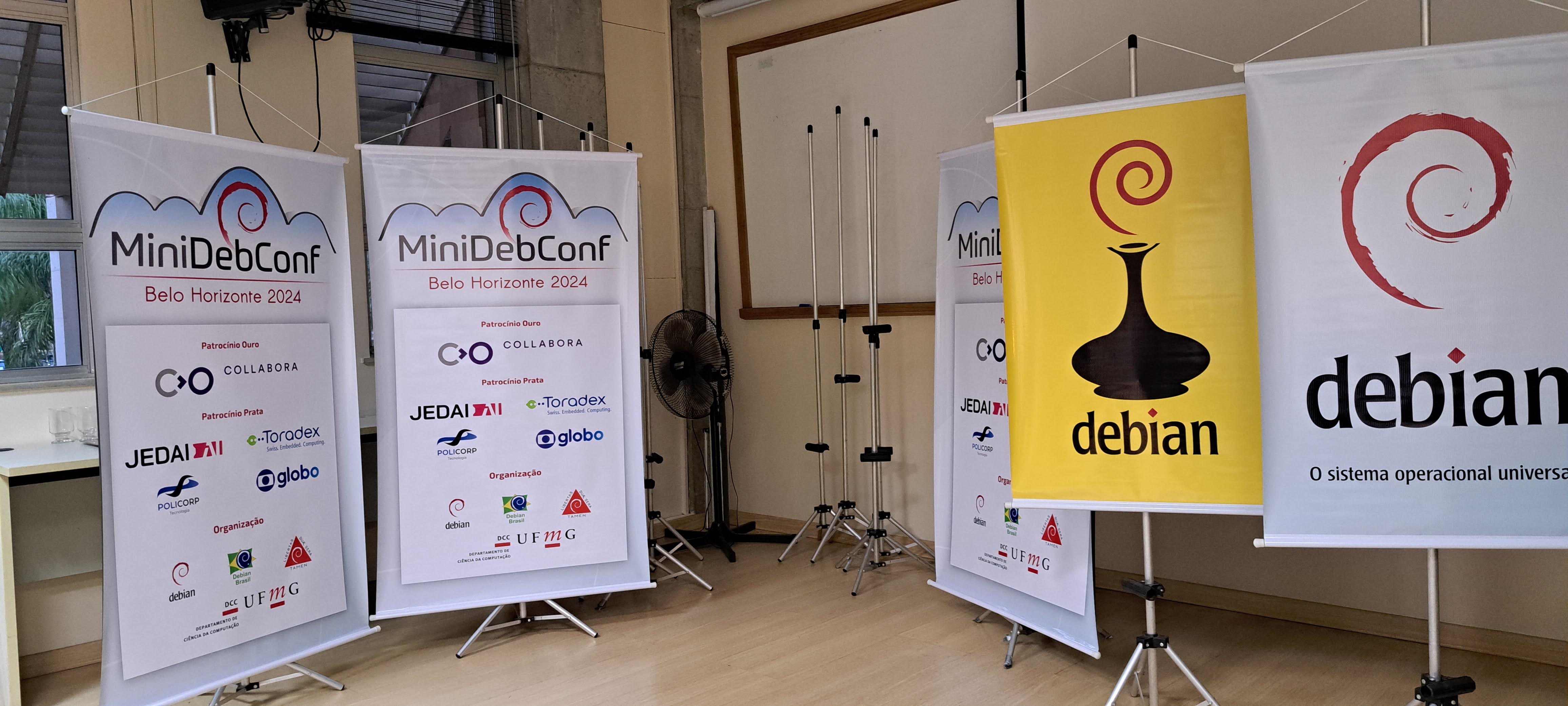 MiniDebConf BH 2024 banners
